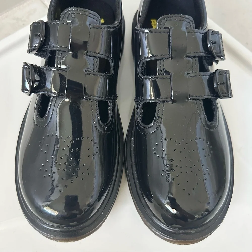 Dr. Martens Kids Black Patent Dress Shoes Size 3